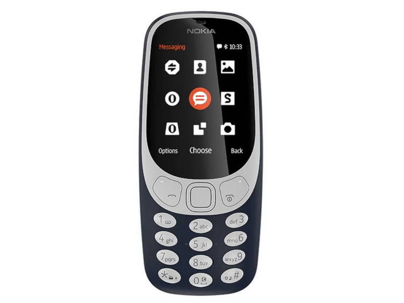 Nokia 3310 Dual SIM Kártyafüggetlen Mobiltelefon, Kék