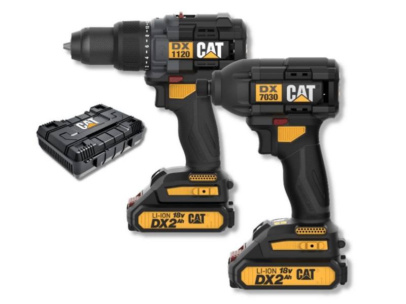 CAT DXK201 Power+ 18V 2in1 Akkus ütvefúró + ütvecsavarozó szett