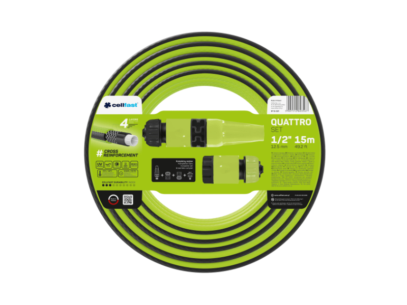 Cellfast Quattro Set Locsolótömlő 1/2