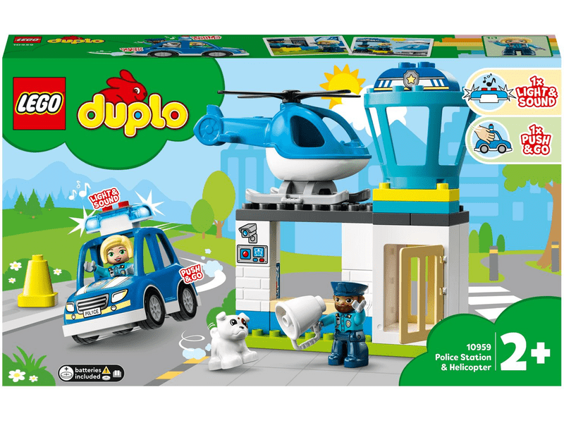 LEGO® DUPLO® Rendőrkapitányság és helikopter (10959)