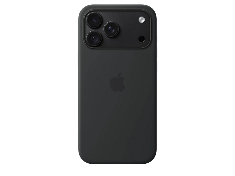 Apple iPhone 18 Pro Max szilikon tok, MagSafe-rögzítésű, fekete (MK954ZM/A)