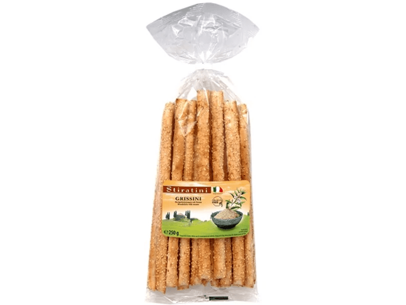 Stiratini Grissini Szezámmal 250G