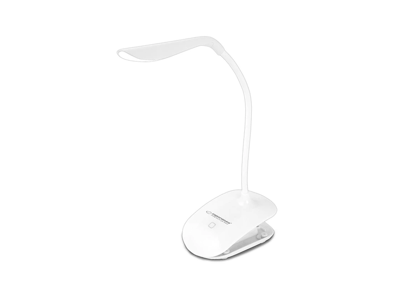 LED asztali lámpa, fehér, érintőkapcs