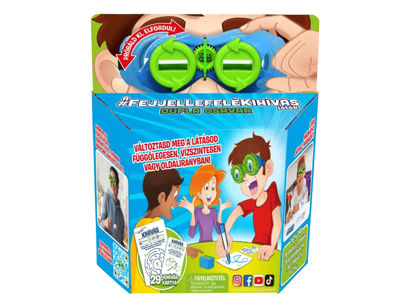 Fejjel lefelé kihívás Társasjáték - Dupla csavar (HWVI100)