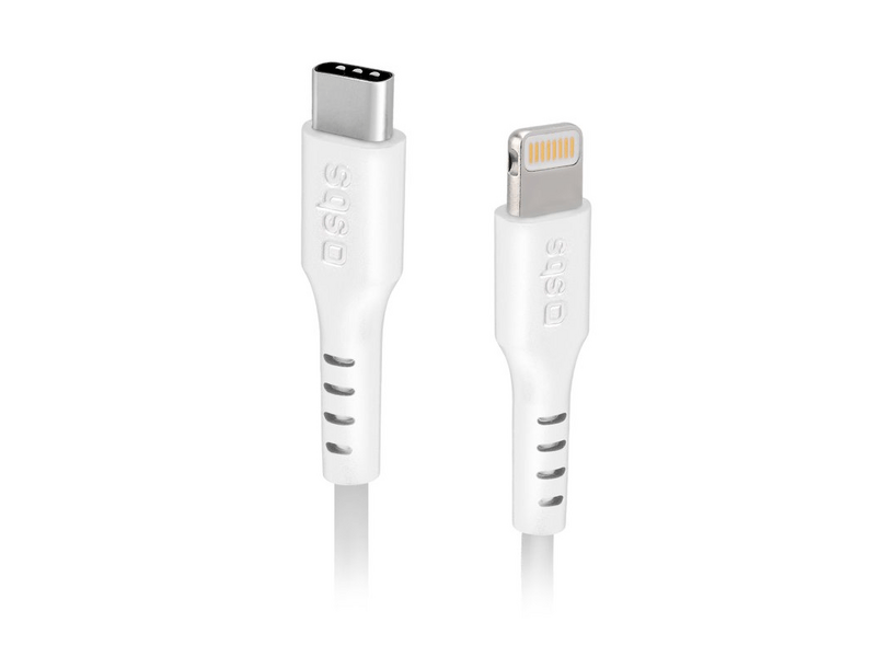 SBS USB-C/Lightning kabel, 1 m, bijeli (TECABLELIGTC1W)