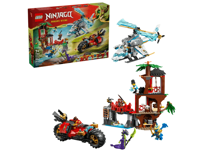 LEGO® Ninjago® Nindzsajárművek csatája a lombháznál (71857)