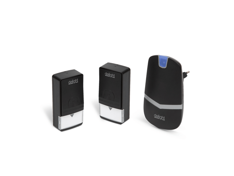 Delight 55343BK-2 Digitális vezeték nélküli csengő