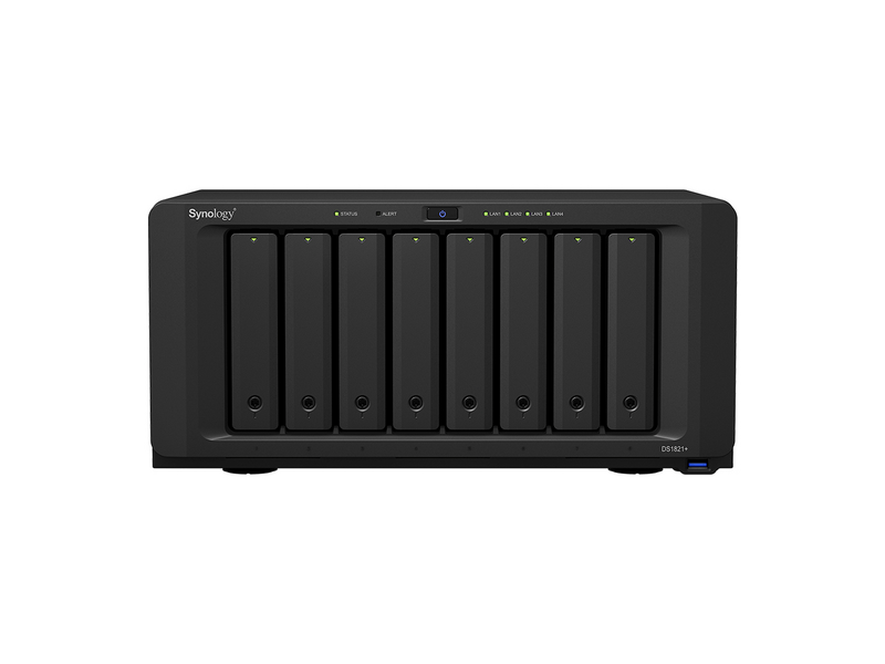 Synology DiskStation® DS1821+ NAS 8 fiókos