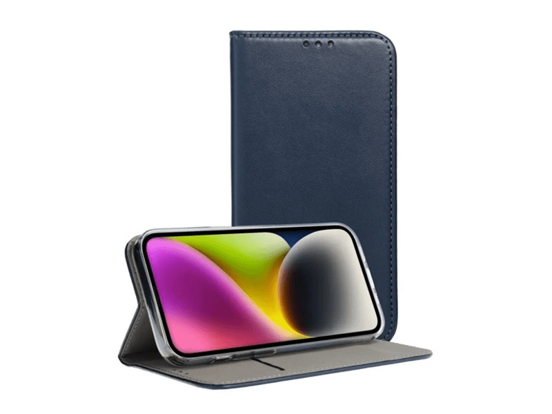Gigapack Realme C67 4G Bőr hatású flip tok, sötétkék (GP-155521)