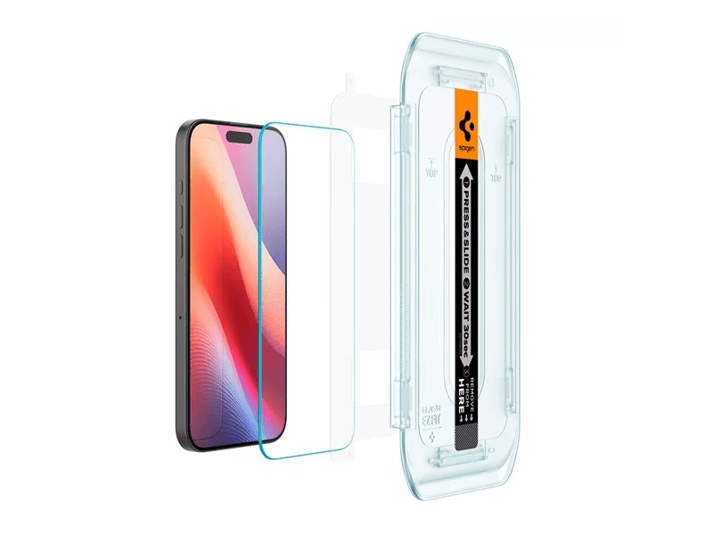 Spigen Apple iPhone 16 Pro képernyővédő üveg, 2db (AGL07928)
