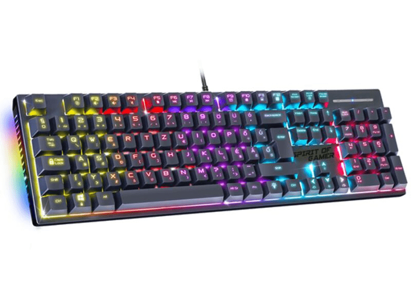 Spirit Of Gamer Xpert K250 Mechanikus billentyűzet, red switch, magyar (CLA-XK250BK)
