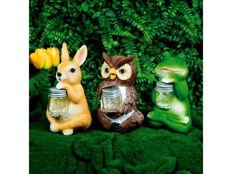 Garden of Eden 11430A Szolár állatfigurák, 3-féle