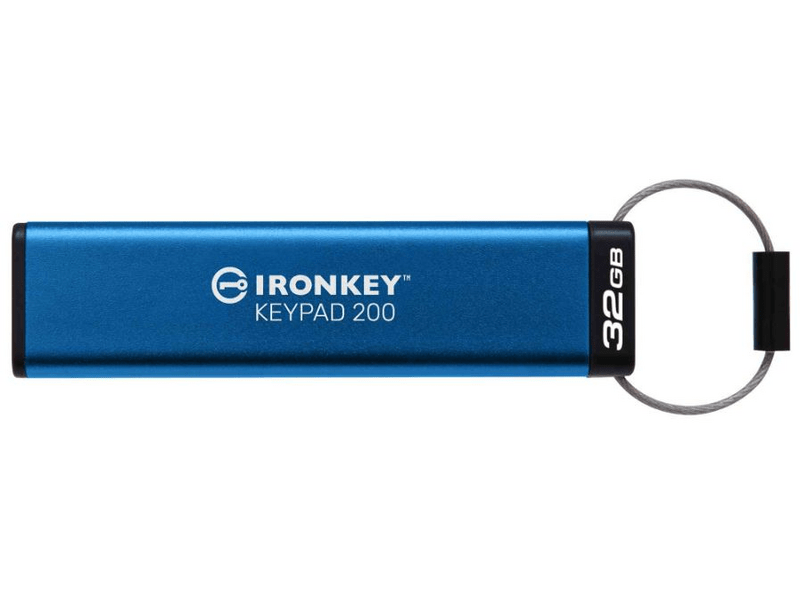 Kingston IronKey Keypad 200 Series USB 3.2 Pendrive, 32Gb