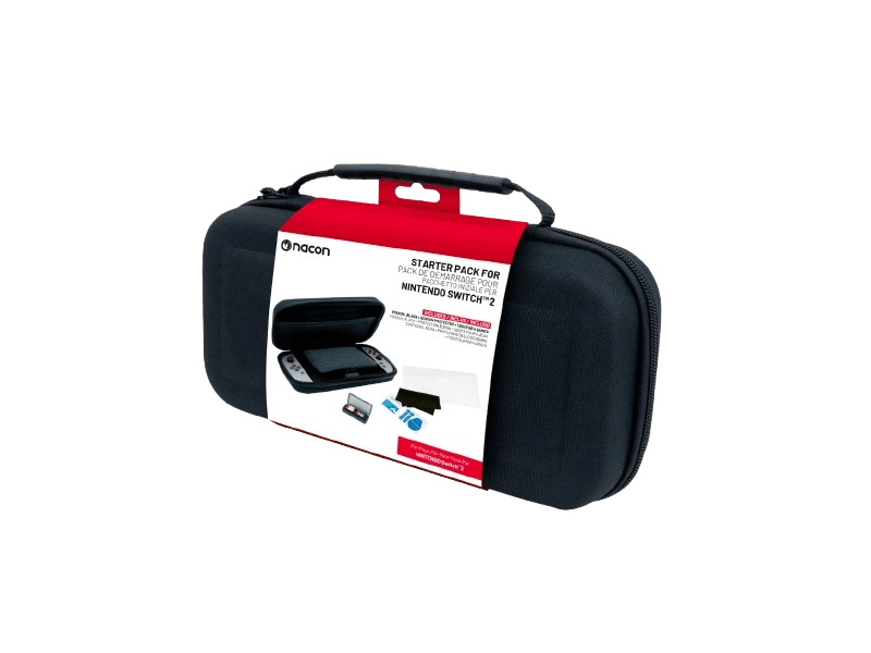 Nacon Nintendo Switch 2 Utazótok + fólia, fekete (P2809494)