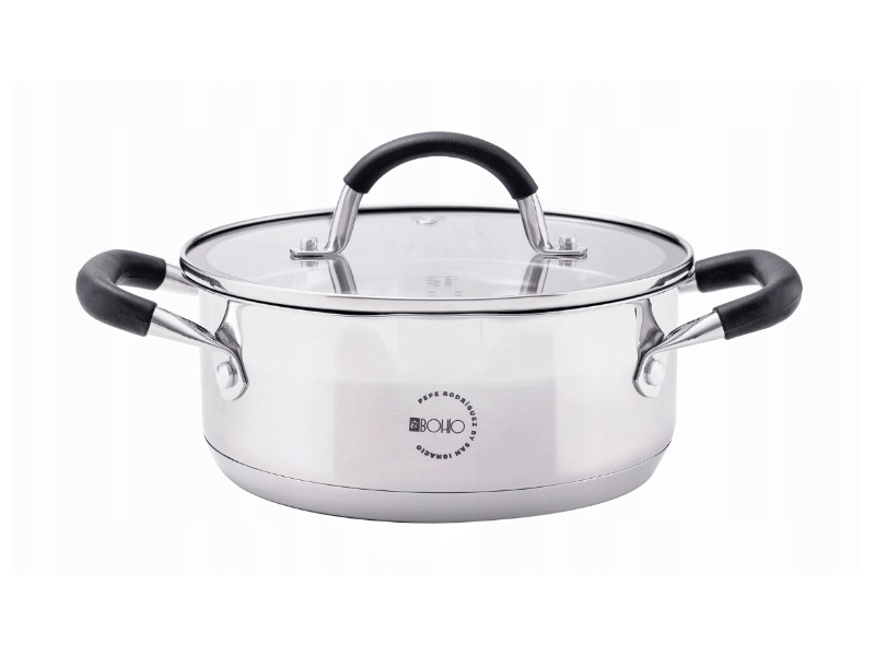 Bergner SG-8058 Lábas fedővel, 28cm, 6l