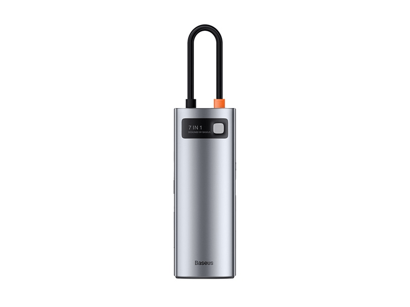 Baseus Metal Gleam 7-in-1 USB Type-C HUB dokkoló állomás (WKWG020113)