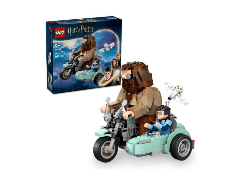 LEGO® Harry Potter™ Hagrid™ i Harryjeve avanture na motoru (76443)