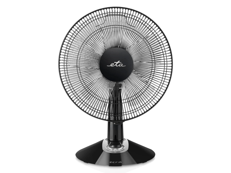 Eta Zefir asztali ventilátor, fekete (160790010)
