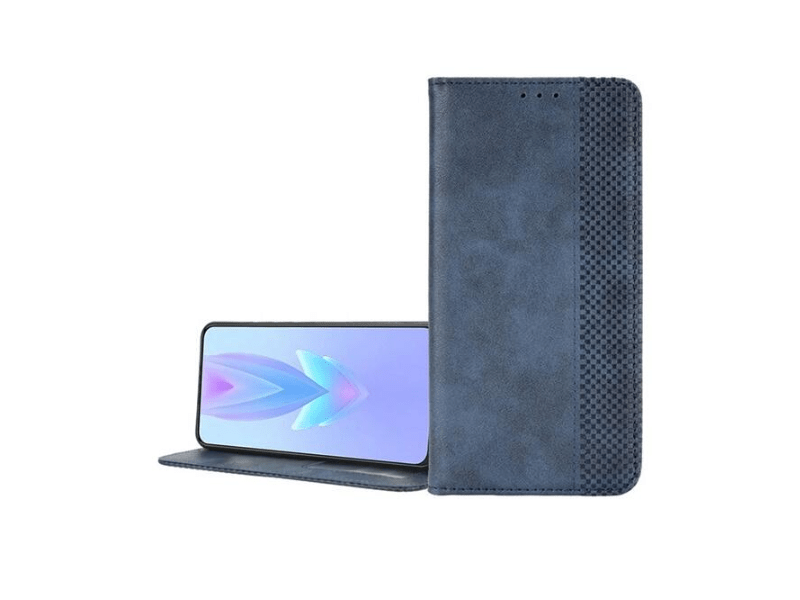 Gigapack Honor 200 Pro Bőr hatású flip tok, sötétkék (GP-158303)