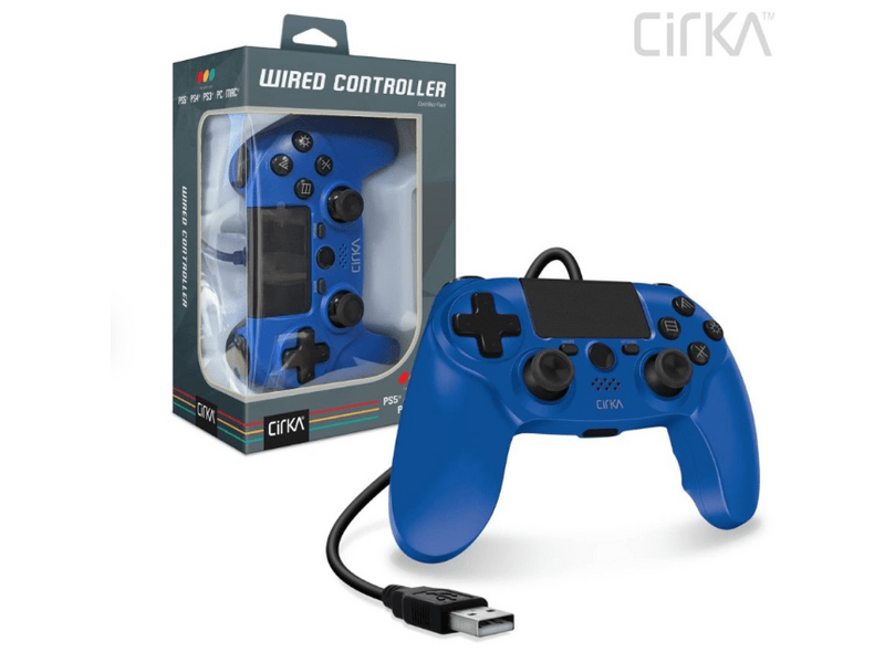 Cirka Nuforce PS4/PC/Mac Vezetékes kontroller, kék (M07527-BU)