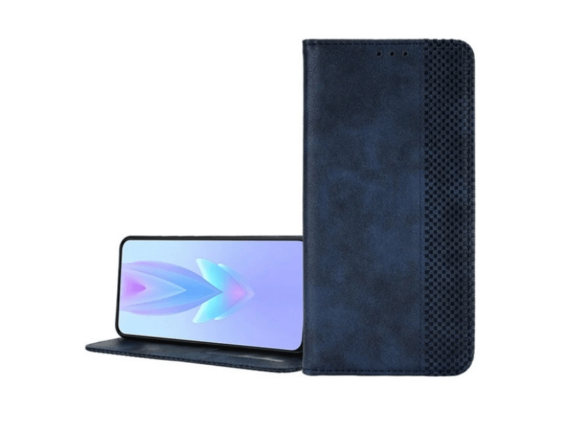 Gigapack T Phone 2 5G Bőr hatású flip tok, kék (GP-159023)