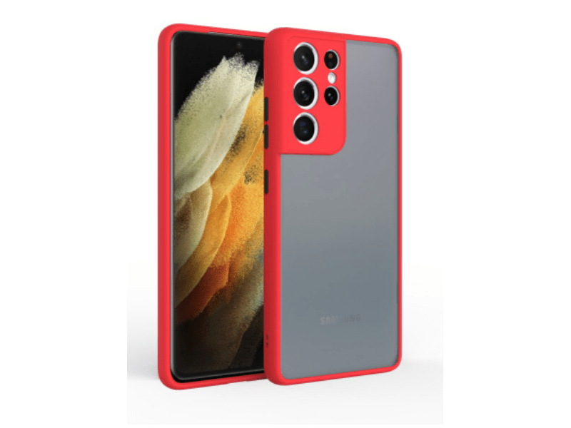 Cellect Samsung A53 5G plastična maska, crno-crvena