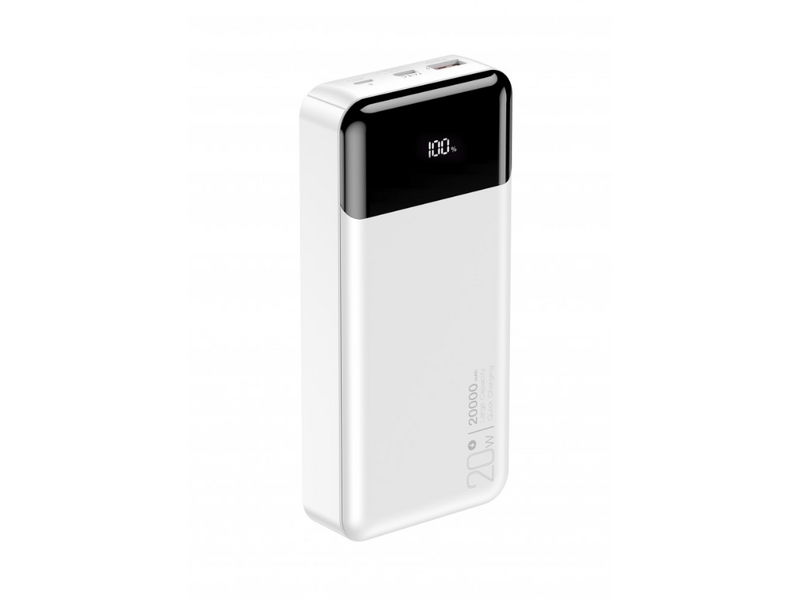 Cellect Power bank PR192 PD20W,20000mAh, fehér (CEL-PBANK-PR192-W)