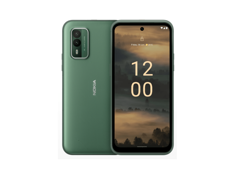 Nokia XR21 6/128GB Okostelefon, fenyőzöld