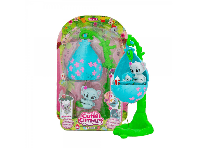 Cutie Climbers Cuki indázók: Nasifalók játékszett, 1. széria