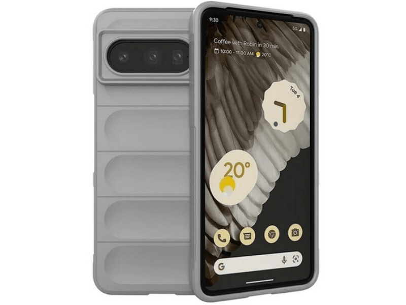Gigapack Google Pixel 8 Pro Szilikon tok, világosszürke (GP-158472)