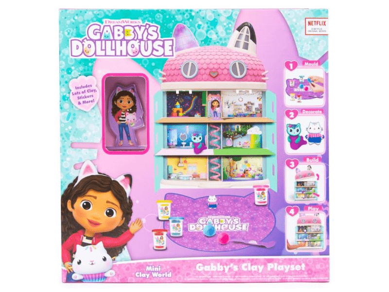 Gabi babaháza: Gyurmaszett összerakható babaházzal (70-0003)