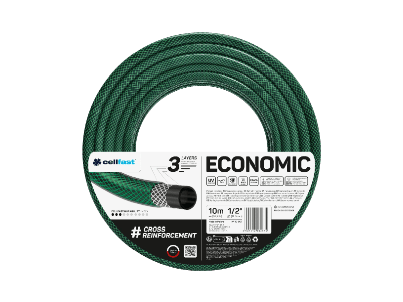 Cellfast Economic 3 rétegű locsolótömlő 1/2