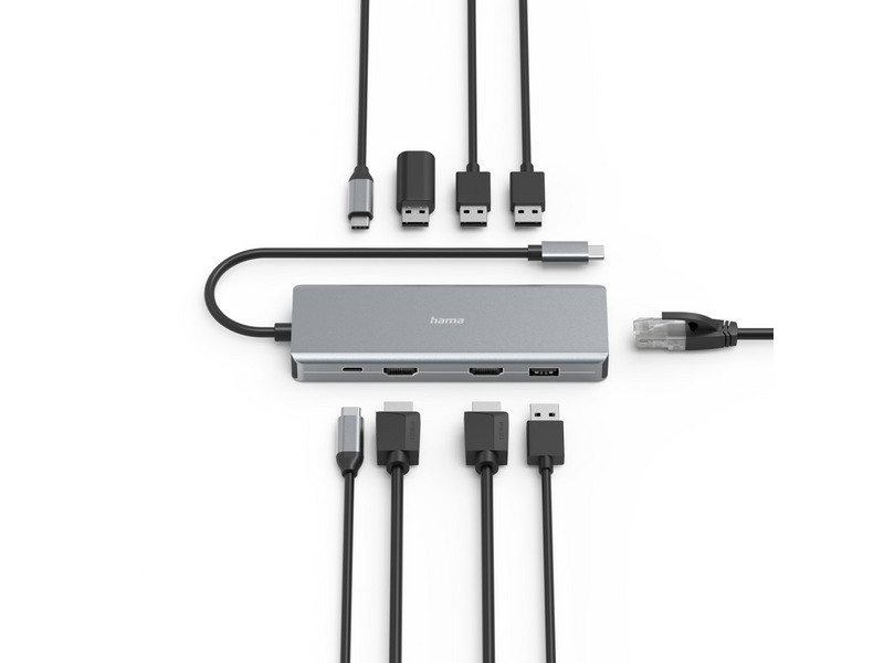 Hama 200142 FIC USB 3.1 TYPE-C,9IN1 docking adapter