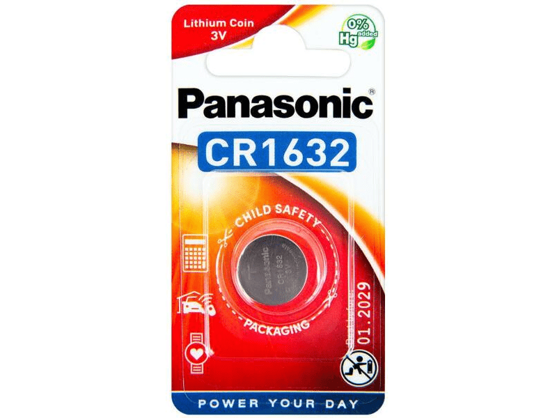 Panasonic CR1632 3V lítium gombelem 1db/csomag
