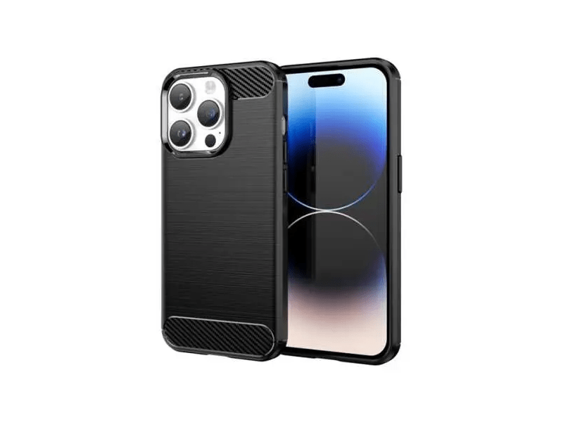 Gigapack Apple iPhone 15 Pro Max Szilikon tok, fekete (GP-142992)