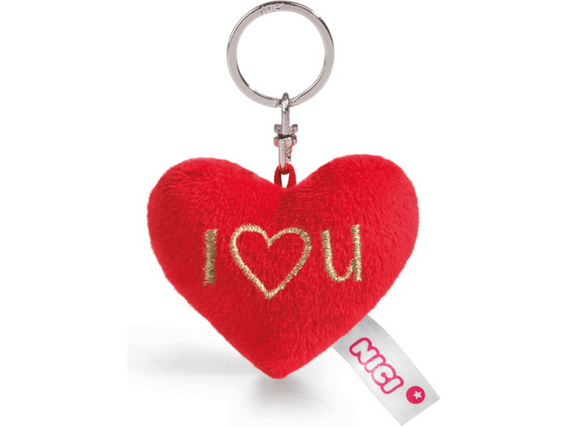 Nici plüss Szív kulcstartó