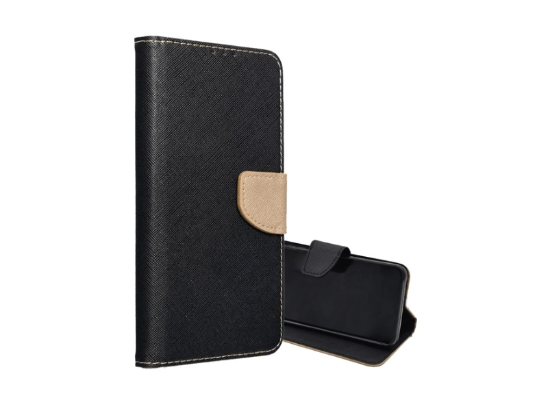 Gigapac Samsung A35 Flip tok, fekete-arany (GP-154133)
