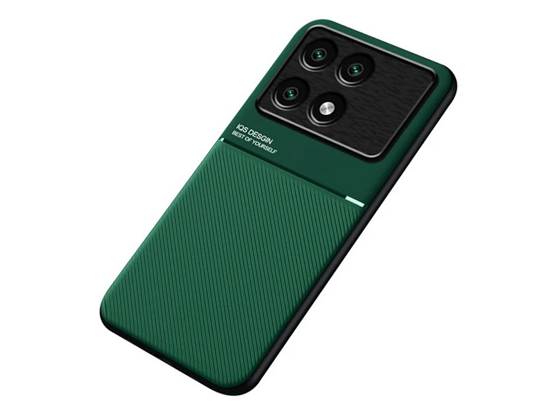Gigapack Poco F6 Pro Szilikon tok, sötétzöld (GP-158555)