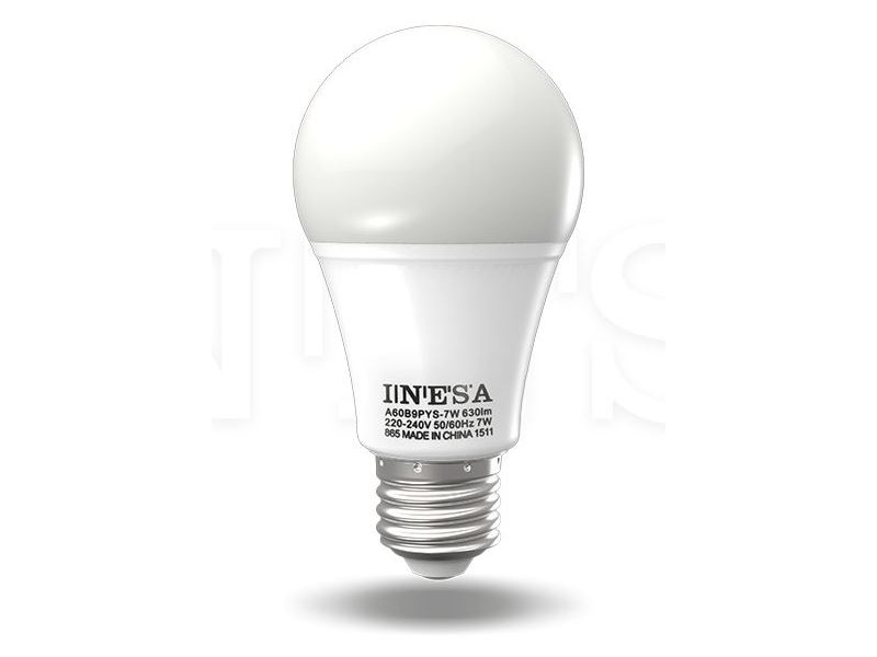 Inesa LED izzó E27, 7,5 W