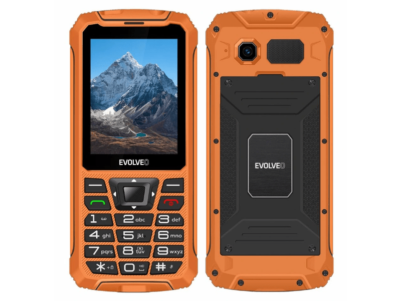 Evolveo StrongPhone Z6 Mobiltelefon, narancssárga (SGM SGP-Z6-OR)