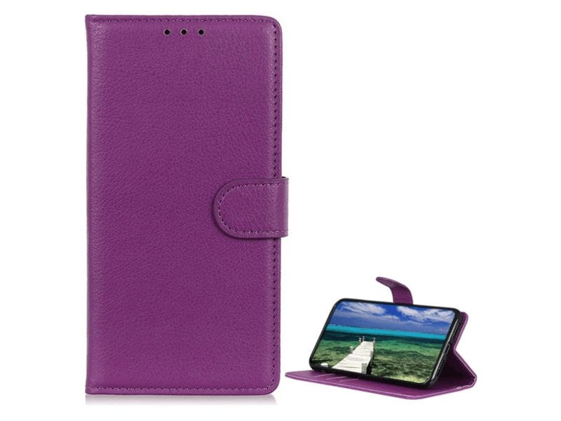 Gigapack Honor 200 Lite Bőr hatású flip tok, lila (GP-157669)