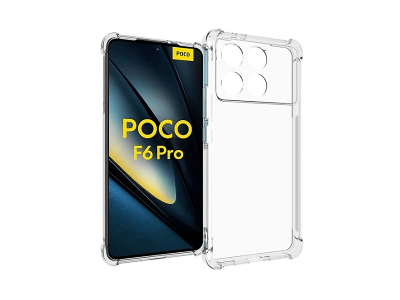 Gigapack Xiaomi Poco F6 Pro 4G Szilikon tok, átlátszó (GP-158635)
