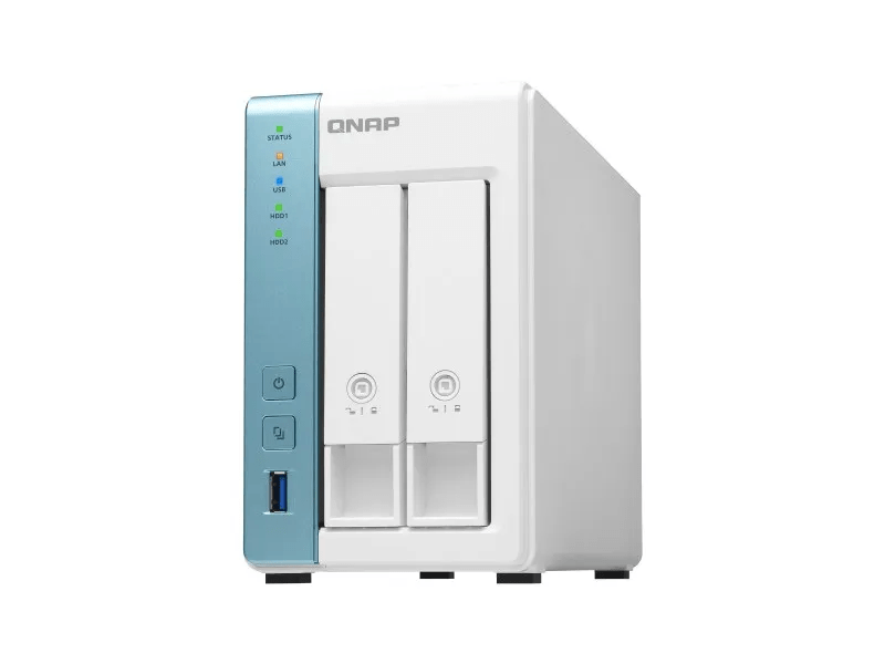 NAS,2fiók,1GB RAM,2x100/1000,3xUSB3.2