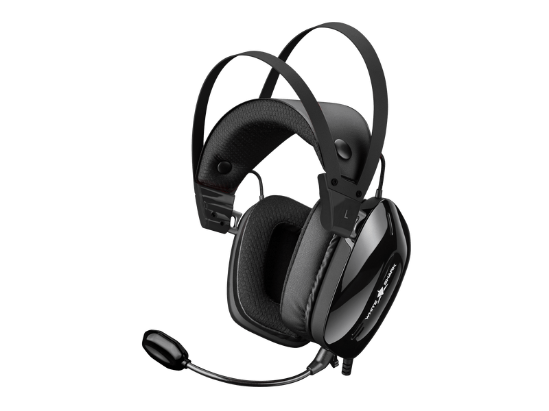 White Shark Gottan Gaming headset, fekete (GH-2446B)