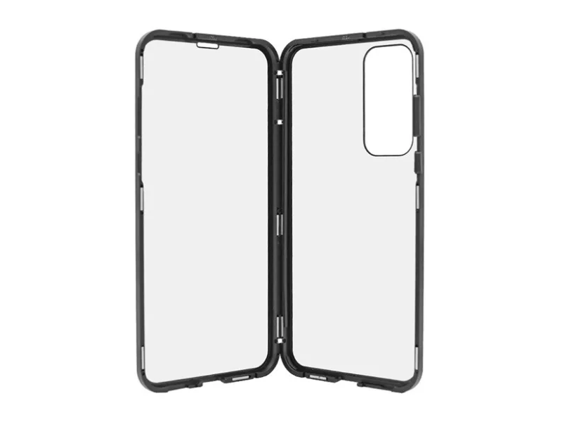 Gigapack Samsung Galaxy S23+ Alumínium telefonvédő tok, fekete (GP-139339)