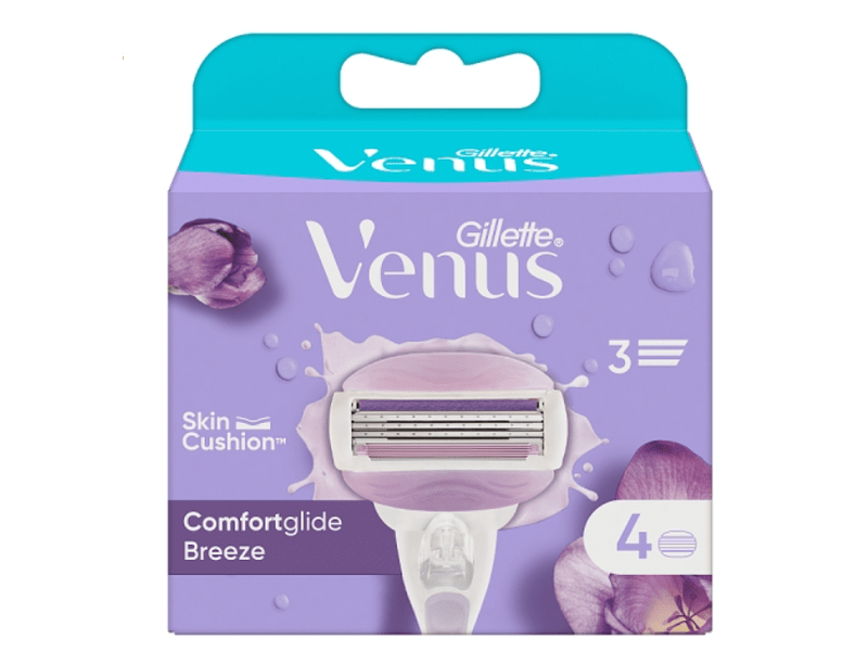 Gillette Venus ComfortGlide Borotvabetét, 4 darab