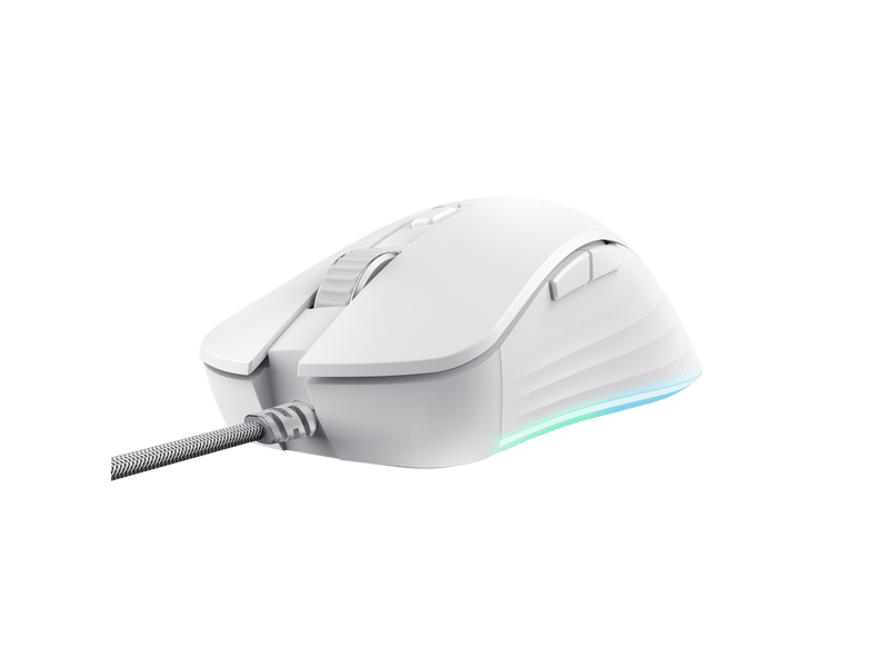 Trust GXT924 Ybar Gamer egér 24891, fehér