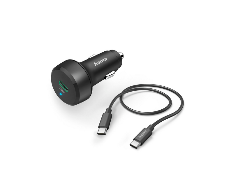 Hama 201614 USB Type-C Autós töltő, fekete