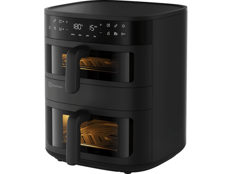 Electrolux EAFD11B 800 Dual Airfryer, fekete