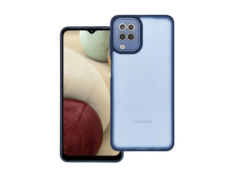 Gigapack Samsung Galaxy A12 Szilikon telefonvédő tok, kék (GP-153454)